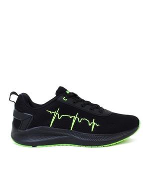 men round-toe running shoes