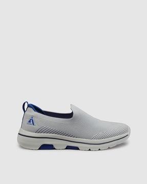 men round-toe slip-on shoes