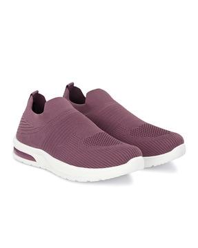 men round-toe slip-on shoes