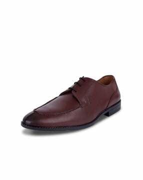 men round-toe slip-on shoes