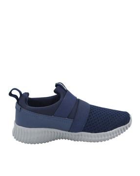 men round-toe sports shoes with velcro fastening