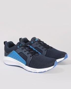 men rudra low-top lace-up running shoes