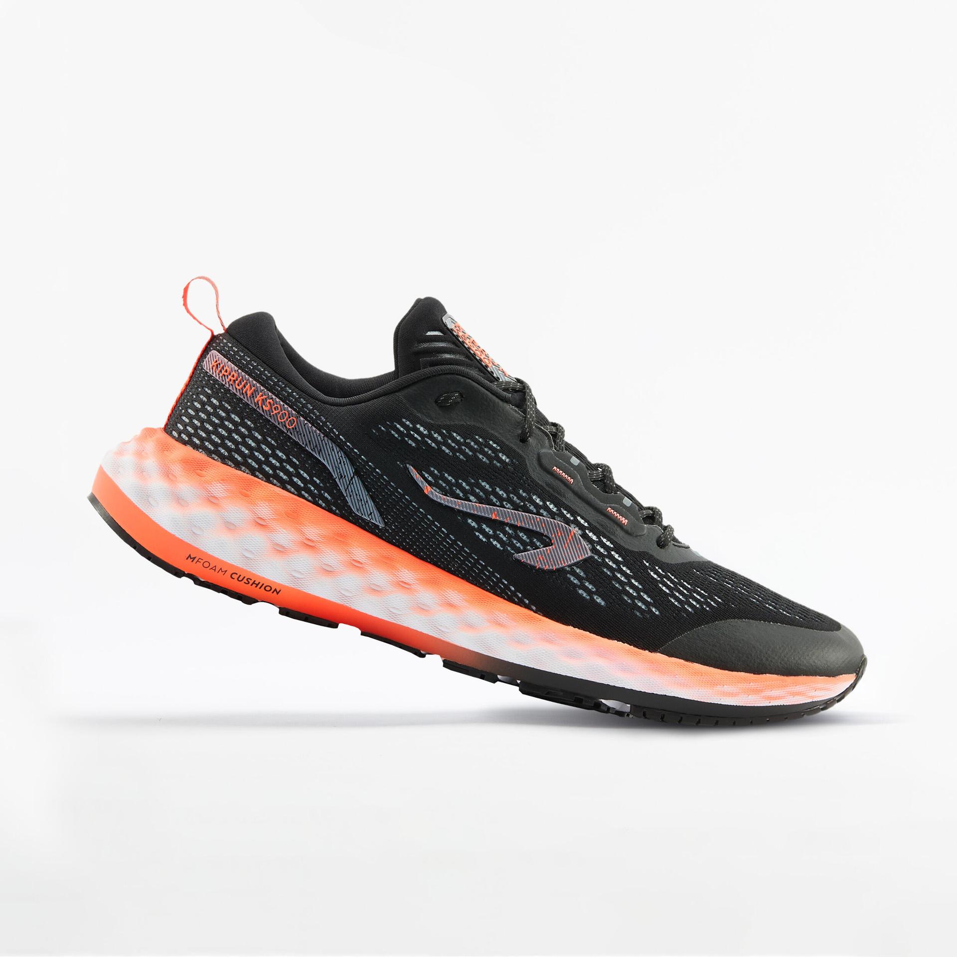 men running shoes kiprun ks 900 - black orange