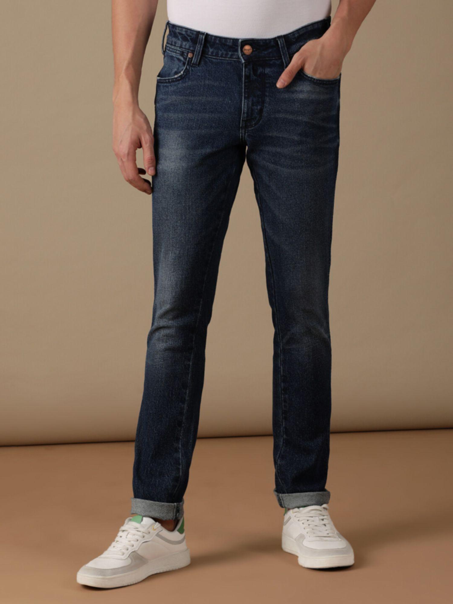 men skanders blue jeans slim