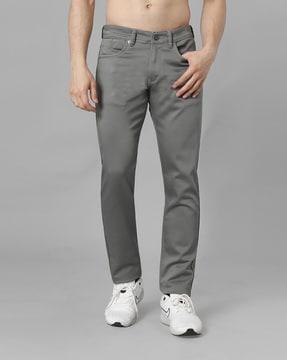 men skinny fit jeans with 5-pocket styling