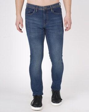 men skinny jeans with 5-pocket styling