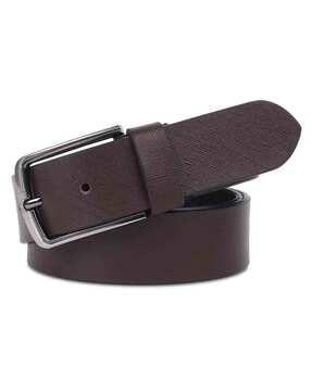 men slim belt with buckle closure