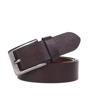 men slim belt with buckle closure