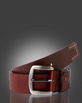 men slim belt with tang buckle