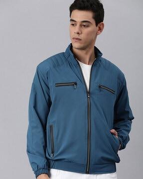 men slim fit bomber jacket