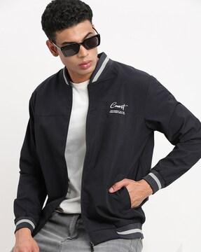 men slim fit bomber jacket