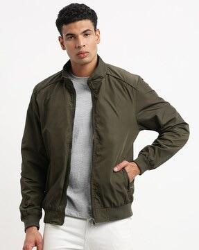 men slim fit bomber jacket