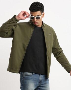 men slim fit bomber jacket