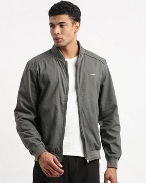 men slim fit bomber jacket