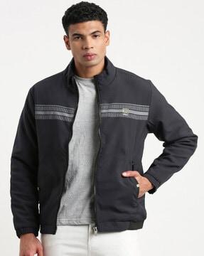 men slim fit bomber jacket