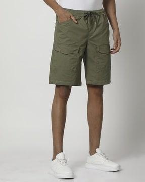 men slim fit cargo shorts