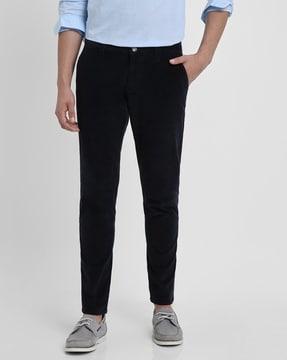 men slim fit chinos with insert pockets