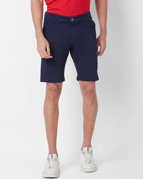 men slim fit city shorts