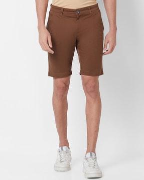 men slim fit city shorts