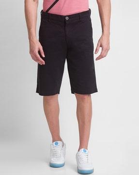 men slim fit city shorts