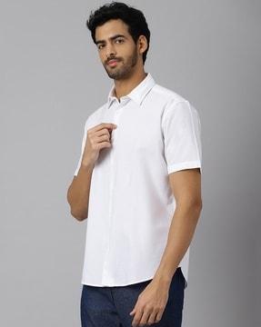 men slim fit cotton shirt