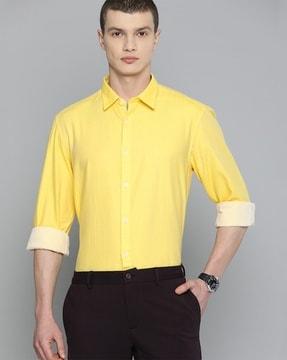 men slim fit cotton shirt