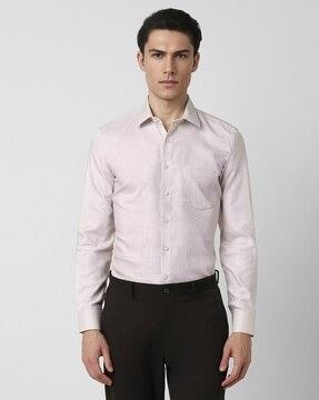 men slim fit cotton shirt