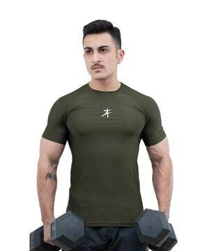 men slim fit crew-neck t-shirt