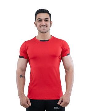 men slim fit crew-neck t-shirt