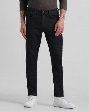 men slim fit jeans with 5-pocket styling