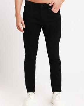 men slim fit jeans with insert pockets