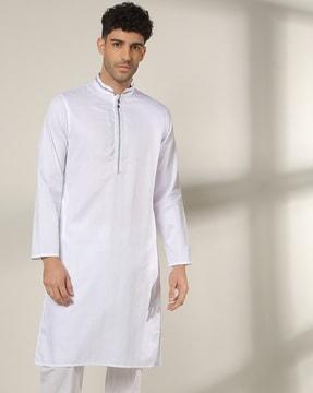 men slim fit kurta