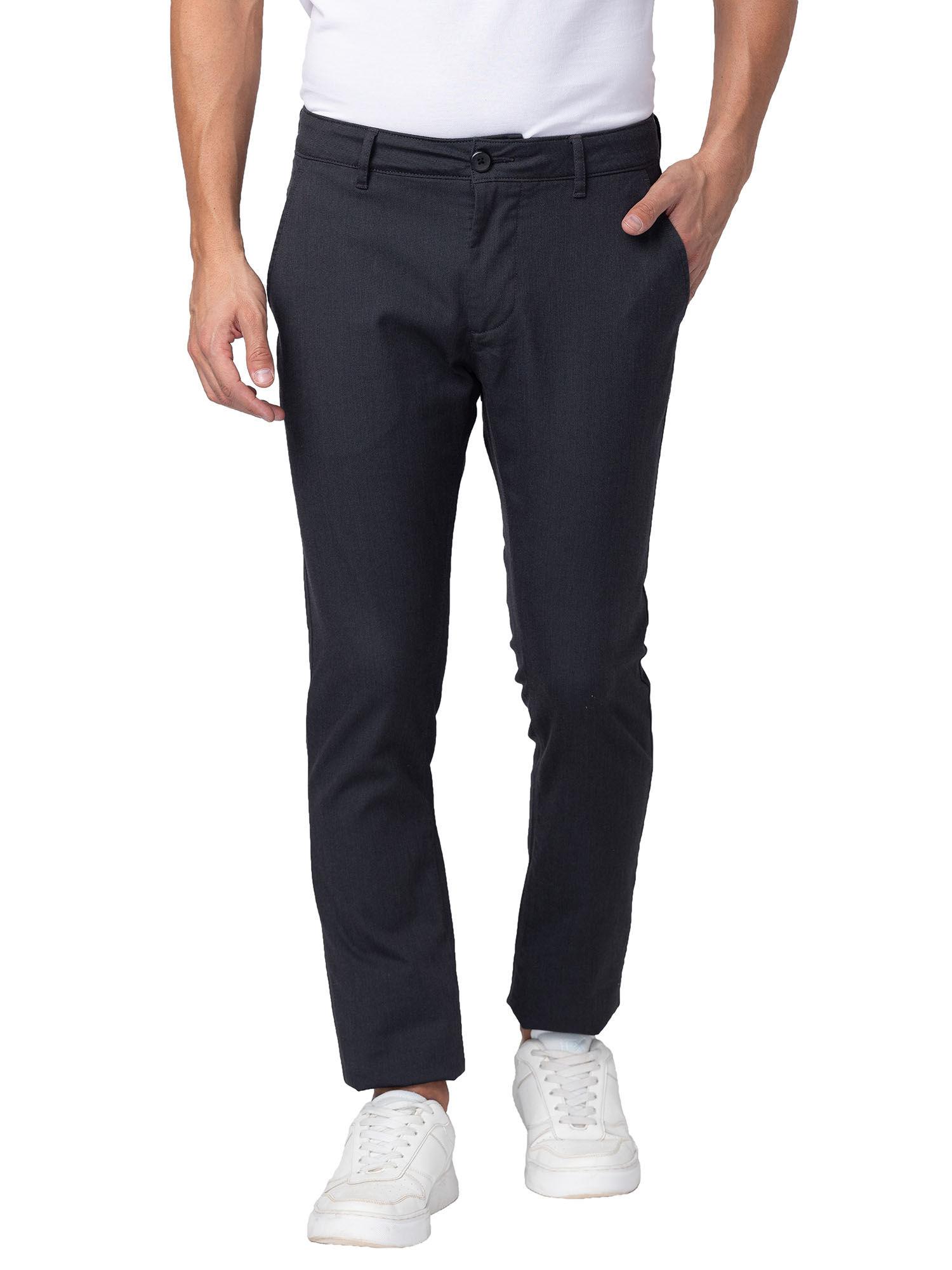 men slim fit non denim chinos