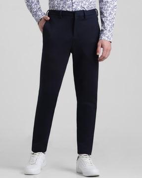 men slim fit pants with insert pockets