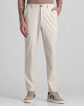 men slim fit pants with insert pockets