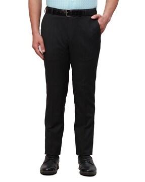 men slim fit pants with insert pockets