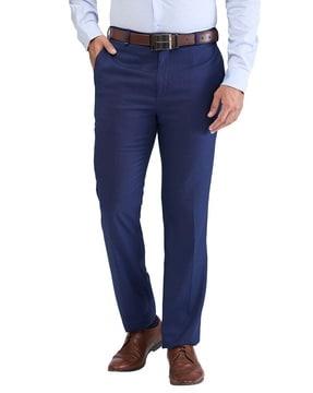 men slim fit pants with insert pockets