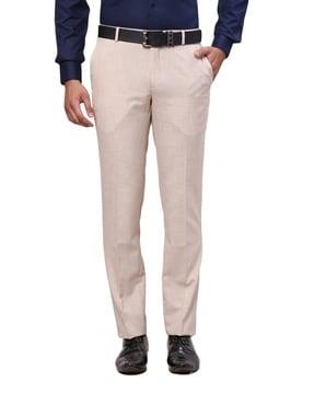 men slim fit pants with insert pockets