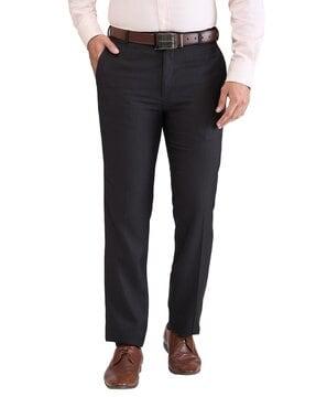 men slim fit pants with insert pockets