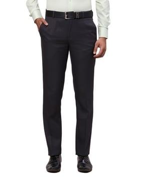 men slim fit pants with insert pockets