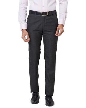 men slim fit pants with insert pockets