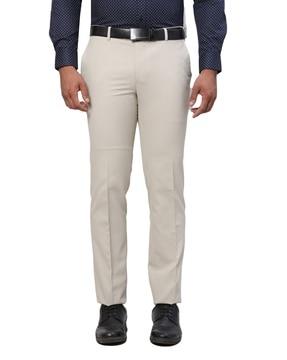 men slim fit pants with insert pockets