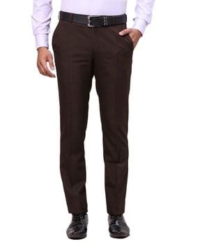 men slim fit pants with insert pockets