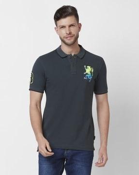 men slim fit polo t-shirt with short sleeves