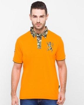 men slim fit polo t-shirt with short sleeves