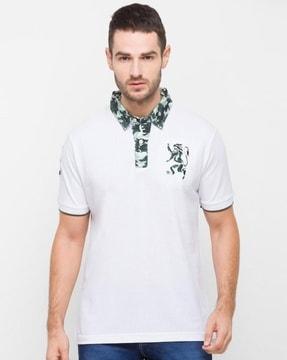 men slim fit polo t-shirt with short sleeves