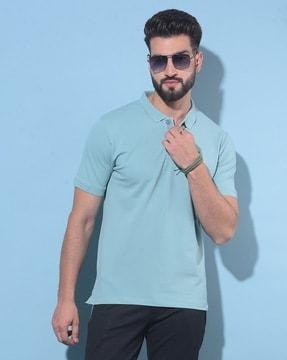 men slim fit polo t-shirt with short sleeves