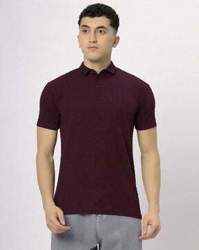 men slim fit polo t-shirt with short sleeves