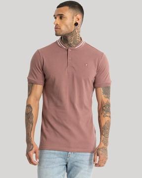 men slim fit polo t-shirt with short sleeves