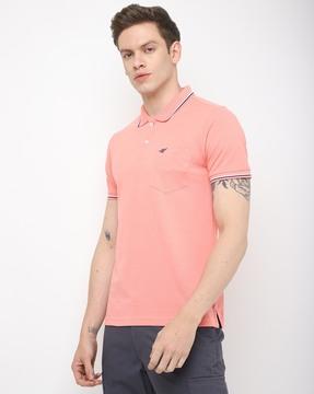 men slim fit polo t-shirt